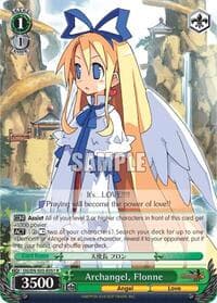 Archangel, Flonne - Disgaea - Weiss Schwarz card