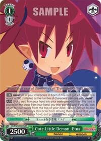 Cute Little Demon, Etna - Disgaea - Weiss Schwarz card