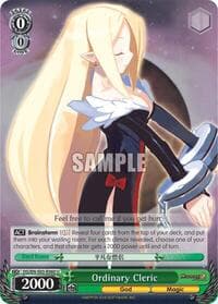Ordinary Cleric - Disgaea - Weiss Schwarz card