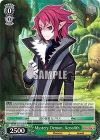 Mystery Demon, Xenolith - Disgaea - Weiss Schwarz card