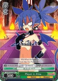Player 2, Etna - Disgaea - Weiss Schwarz card