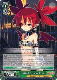 Unkind Demon, Etna - Disgaea - Weiss Schwarz card
