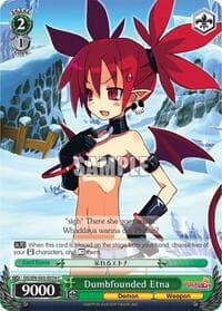 Dumbfounded Etna - Disgaea - Weiss Schwarz card