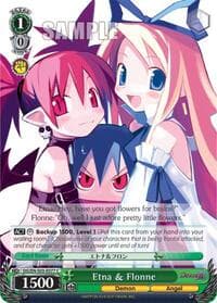 Etna & Flonne - Disgaea - Weiss Schwarz card