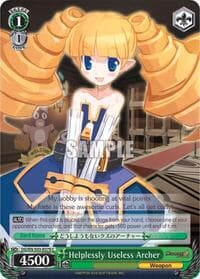 Helplessly Useless Archer - Disgaea - Weiss Schwarz card