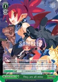They are all mine - Disgaea - Weiss Schwarz card