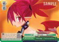 Siblings' Conversation - Disgaea - Weiss Schwarz card