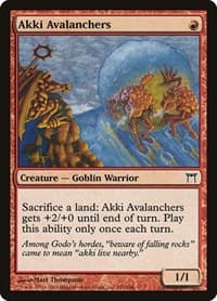 Akki Avalanchers - Champions of Kamigawa - Magic: The Gathering card