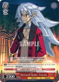 Werewolf Butler, Fenrich - Disgaea - Weiss Schwarz card