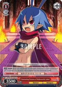 Dominating Presence of Netherworld, Laharl - Disgaea - Weiss Schwarz card