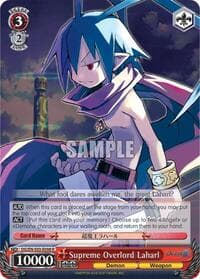 Supreme Overlord Laharl - Disgaea - Weiss Schwarz card
