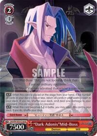 "Dark Adonis" MId-Boss - Disgaea - Weiss Schwarz card