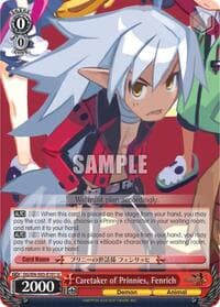 Caretaker of Prinnies, Fenrich - Disgaea - Weiss Schwarz card