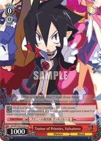 Trainer of Prinnies, Valvatorez - Disgaea - Weiss Schwarz card