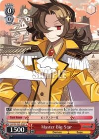 Master Big Star - Disgaea - Weiss Schwarz card