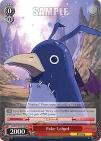 Fake Laharl - Disgaea - Weiss Schwarz card