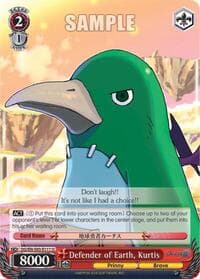 Defender of the Earth, Kurtis - Disgaea - Weiss Schwarz card