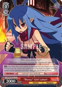 "Busty" Girl Laharl - Disgaea - Weiss Schwarz card