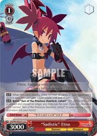 "Sadistic" Etna - Disgaea - Weiss Schwarz card