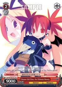 Demon Girl Etna, the Ultimate Beauty - Disgaea - Weiss Schwarz card