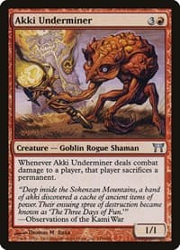 Akki Underminer - Champions of Kamigawa - Magic: The Gathering card