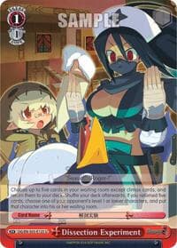 Dissection Experiment - Disgaea - Weiss Schwarz card
