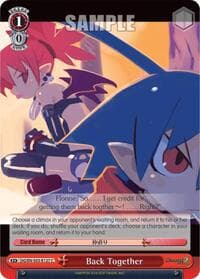 Back Together - Disgaea - Weiss Schwarz card