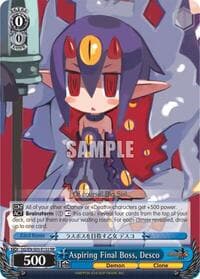 Aspiring Final Boss, Desco - Disgaea - Weiss Schwarz card