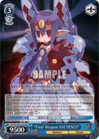 "Final Weapon Girl DESCO" - Disgaea - Weiss Schwarz card