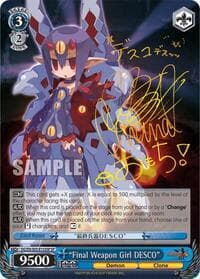 "Final Weapon Girl DESCO" (SP) - Disgaea - Weiss Schwarz card