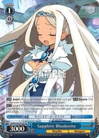 Sapphire Rhodonite (SR) - Disgaea - Weiss Schwarz card