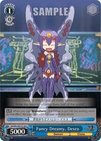 Fancy Dreamy, Desco - Disgaea - Weiss Schwarz card