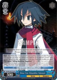 Almaz Von Almandine Adamant - Disgaea - Weiss Schwarz card