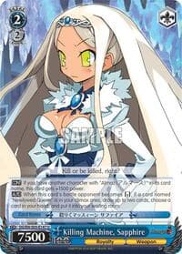 Killing Machine, Sapphire - Disgaea - Weiss Schwarz card