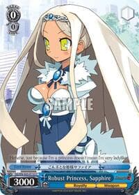 Robust Princess, Sapphire - Disgaea - Weiss Schwarz card