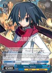 Hero, Almaz - Disgaea - Weiss Schwarz card