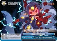Final Weapon Appears - Disgaea - Weiss Schwarz card