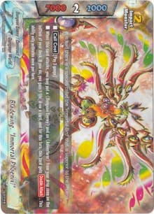 Bladewing, "Immortal Phoenix" - Buddy Rave - Future Card BuddyFight card
