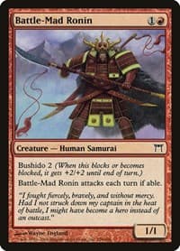 Battle-Mad Ronin - Champions of Kamigawa - Magic: The Gathering card
