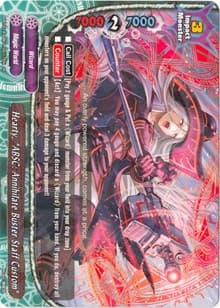 Hearty, "ABSC: Annihilate Buster Staff Custom" - Buddy Rave - Future Card BuddyFight card