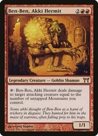 Ben-Ben, Akki Hermit - Champions of Kamigawa - Magic: The Gathering card