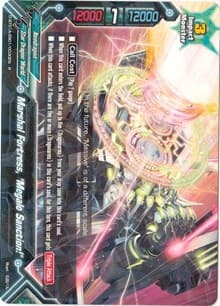 Marshal Fortress, "Megalo Sanction!" - Buddy Rave - Future Card BuddyFight card