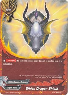 White Dragon Shield - Buddy Rave - Future Card BuddyFight card