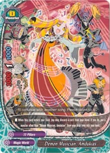 Demon Musician, Amdukias - Buddy Rave - Future Card BuddyFight card