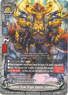 Unarmed Brawl Dragon Emperor, Leadbangers - Buddy Rave - Future Card BuddyFight card