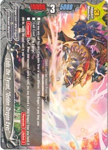 Ladis the Tyrant, "Golden Dragon Eyes" - Buddy Rave - Future Card BuddyFight card