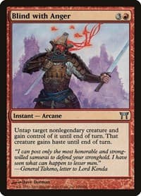 Blind with Anger - Champions of Kamigawa - Magic: The Gathering card