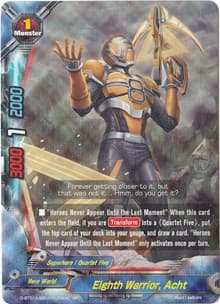 Eighth Warrior, Acht - Buddy Rave - Future Card BuddyFight card
