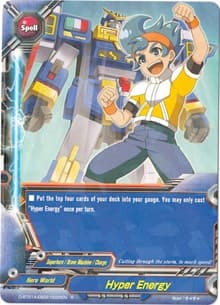Hyper Energy - Buddy Rave - Future Card BuddyFight card