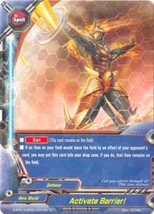 Activate Barrier! - Buddy Rave - Future Card BuddyFight card